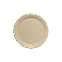 Dart 7PHQR 7 in Honey Laminated Foam Plate (Case of 1000)