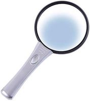 Handheld Magnifier 10 and 20 Times The Hand-held Reader Magnifying lamp to Determine high Definition Multipurpose Personal Magnifier