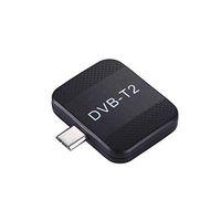 Calvas OPQ-Mini Portable Micro-Usb Dvb-T2 & Dvb-T Android Tv Tuner Stick Dongle Receiver For Samsung Htc Android Phone - (Color: Black)