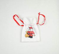 Bag in a Santa Design from our Magical Christmas Range. Beautifully embroidered Bags, ideal for those special items.