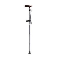 Lxn The Elderly Legs are Not Convenient Crutch Collapsible Aluminum Alloy Anti-Skid Pad (Changeable) Four-Foot Crutches Aided Get Up Help Walk and Help Up The Stairs Adjustable Height (Color : A)