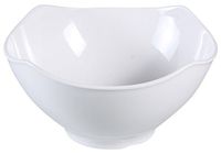 Yanco CAT-3616 Catering 9.5 qt  Bowl, 16" Length, 16" Width, 6.25" height, Melamine, White Color, Pack of 6