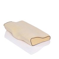 Simonshop Contour Memory Foam Pillow Butterfly Shape Soft Neck Pillow Cervical Heath (beige)