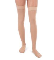 Jomi Compression, Unisex, Thigh High Stockings Collection, 20-30mmHg Surgical Weight Closed Toe 240 (XX-Large, Beige)