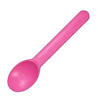 Yocup Eco-Friendly Wide Handle Spoon, Pink - 1000ct