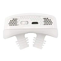 Amawo Electric Silicone Anti-snoring Nose Breathing Apparatus Guarding Sleep Assisted Mini snoring Device to Reduce snoring Spacecraft (Color : White)