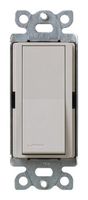 Lutron Claro On/Off Switch, 15-Amp, Single-Pole, SC-1PS-TP, Taupe