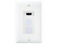 Legrand - On-Q WP1011LA PreConfigured HDMI 2Port Strap, Light Almond