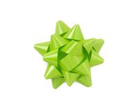 Pack Of 48, Small Solid Citrus Star Poly Gift Bows 2-1/2" x 12 Loops Made In Usa