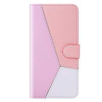 Lomogo Leather Wallet Case for Galaxy A80 / A90 with Stand Feature Card Holder Magnetic Closure, Shockproof Flip Case Cover for Samsung Galaxy A80 / A90 - LOBXI020109 Pink