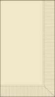 Medfare Ivory Dinner Napkins - 1/8 Fold, 2-ply - 1000 Per Box