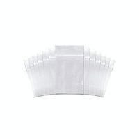 SNL Quality Zip Lock Reclosable Clear Disposable Plastic Bags, Strong | 3" X 5" - 2 MIL - 100 Bags