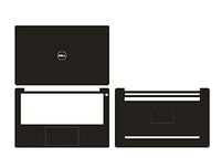 Special Laptop Black Carbon fiber Vinyl Skin Stickers Cover Guard for 2015-2017 New DELL XPS 13 9343 9350 9360 XPS9343 XPS9350 XPS9360 13.3-inch without fingerprint