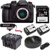 Panasonic GH5 Lumix C4K Mirrorless Camera with Rode VidMic GO Bundle