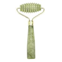 InKach Jade Roller for Face Neck Beauty Facial Massager Anti-Aging Jade Roller Slimming Tool (Green)