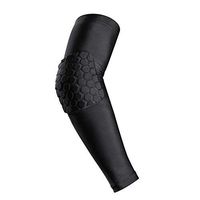 XNWH Men's Outdoor Basketball Honeycomb Anti-Collision Arm Guards Moisture Wicking Sports Compression Arm Sleeves