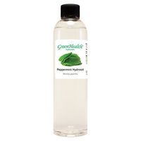 Peppermint Hydrosol - 8 fl oz Plastic Bottle w/Cap - 100% pure, distilled from essential oil