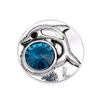 2017 Rhinestone Drill Snaps Chunk Charm Button Fit Noosa Leather Bracelets N.39 unique pretty good party designer jewelery girl stylish womans fashion for gift