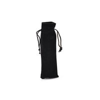 10 PCS Black Velveteen Pouches Jewelry Bags With Drawstring Weddings Gift Bags 15cm x 5cm(5.90x 1.96 inches)