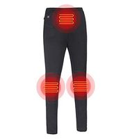 Brrnoo Heated Slim Pant, USB Intelligent Thermostat Heating Waist Leggings Trousers with 3 Levels Temperature Adjustable for Men/Women(XXL-Women)