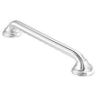 Moen R8712D3GCH Home Care 12-Inch Designer Bathroom Grab Bar with Curl Grip, Chrome