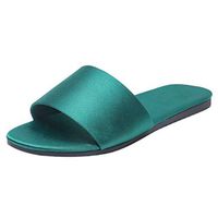 Women Slides Fashion Slipper Sandals Soft Sole Home Bathroom Slippers Beach Shoe Green