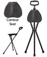 Seat Cane Black with Contour Seat