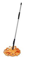 ShamWow Mop with Removable Mop Head - Dust and Floor Mop Sweeper with Adjustable Length | Machine Washable, Super Absorbent and Lightweight