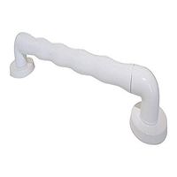 Keeney PP19950 16 In. Interlock Polymer Grab Bar, White