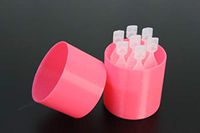 Eye Drops Holder & Storage w/lid, Holds 7 Single use Disposable vials - Znet3D (Pink)