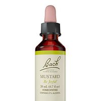 Bach Original Flower Remedy Dropper, 20 ml, Mustard Flower Essence