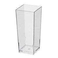 Party Essentials Miniware Mini Plastic Appetizer/Dessert Cups, Clear