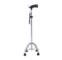 HSRG Elderly Four-Legged Cane,Height Adjustable Aluminum Alloy Anti-Skid Walker,Portable Outdoor Disabled Walking Stick