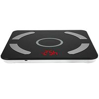 ViaGasaFamido Body Composition Monitors Bluetooth USB Digital Body Fat Bathroom Scale with Smartphone App BMI Scale Measure 9 Essential Health Indicators(Black)