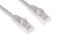 CablesAndKits - Cat6 Ethernet Cable, Booted, Jacket: PVC (cm), 3 ft, White, Pure Copper, RJ45 Computer & Networking Patch Cord