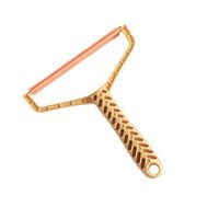 Evangelia.YM Hanging Lint Remover Clothes Fuzz Shaver - Non-Slip Plastic Handle Travel Portable Reusable Manual Epilator Defuzzer Cleaning Shaver for Clothing Blanket (Yellow)