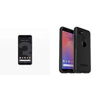 Google - Pixel 3 with 64GB Memory Cell Phone (Unlocked) - Just Black Bundle with OtterBox Symmetry Series Case for Google Pixel 3 - Retail Packaging - Black