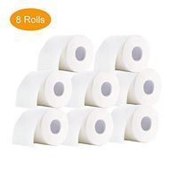 8 Pack Toilet Paper, Sinhoveer Premium 3 Layer Hand Towel, Strong and Soft Toilet Tissue