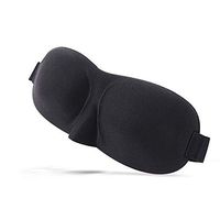 DEI QI Lightweight Sleeping Mask for Men Women, 3D Contoured Comfortable Ultra Soft Sleeping Eye Mask with Adjustable Strap, Sleep Mask Breathe-Easy for Bedtime