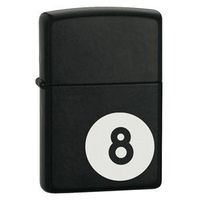Zippo Lighters- 8-Ball - Licorice
