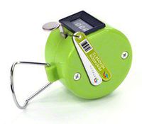 2 x Green Hand Tally Counter CLICKER