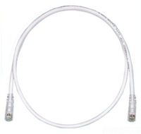 Panduit UTPSP5Y Category-6 8-Conductor Strain Relief Clear Boot Patch Cord, 5-Feet, Off White