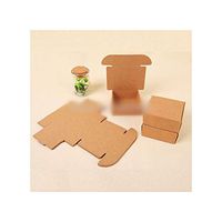 50Pcs Small Kraft Paper Box Packaging Rectangle Gift Paper Soap Box Packaging Kraft Gift Cardboard Box,84X62X22Mm