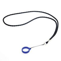 Satelliter Necklace Fit for Juul, Smok novo, Smok nord, Zero or Similar Sized Vape Pens, Anti Lost, Lanyard with Silicone Ring(Blue)