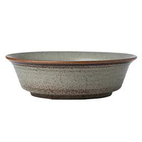 AXZHYX Bowl Bowl Japanese Bowl Household Rice Bowl Ceramic Bowl Noodle Bowl Salad Bowl Soup Bowl Tableware Grey 9in Gift Hotel Tableware Home Noodles Boiled Fish Soup Bowl