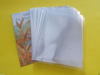 300 Clear Open End Cello Envelopes A2 + 4 5/8 x 5 3/4 Cellophane Bags Sleeves