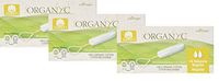 Organyc 100% Organic Cotton Tampon Regular, 16 Count(Pack of 3) Total 48