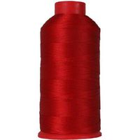 Threadart Heavy Duty Bonded Nylon Thread - 1650 yards (1500m) - Coated No Unravel - #69 T70 Size 210D/3 - For Upholstery, Leather, Vinyl, Weaving Hair, Denim, and Other Heavy Fabric - 26 Colors Available - Red