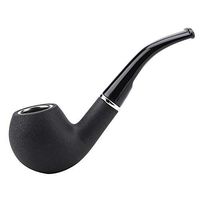 Hongzer Tobacco Pipe, Detachable Resin Smoking Tobacco Pipe Premium Quality Tobacco Pipe for Man and Adult(Black)