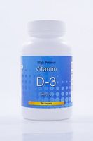 Vitamin D 3 (VALUE PAK) All Natural 5000 IU High Potency 4 bottles of 90 Capsules